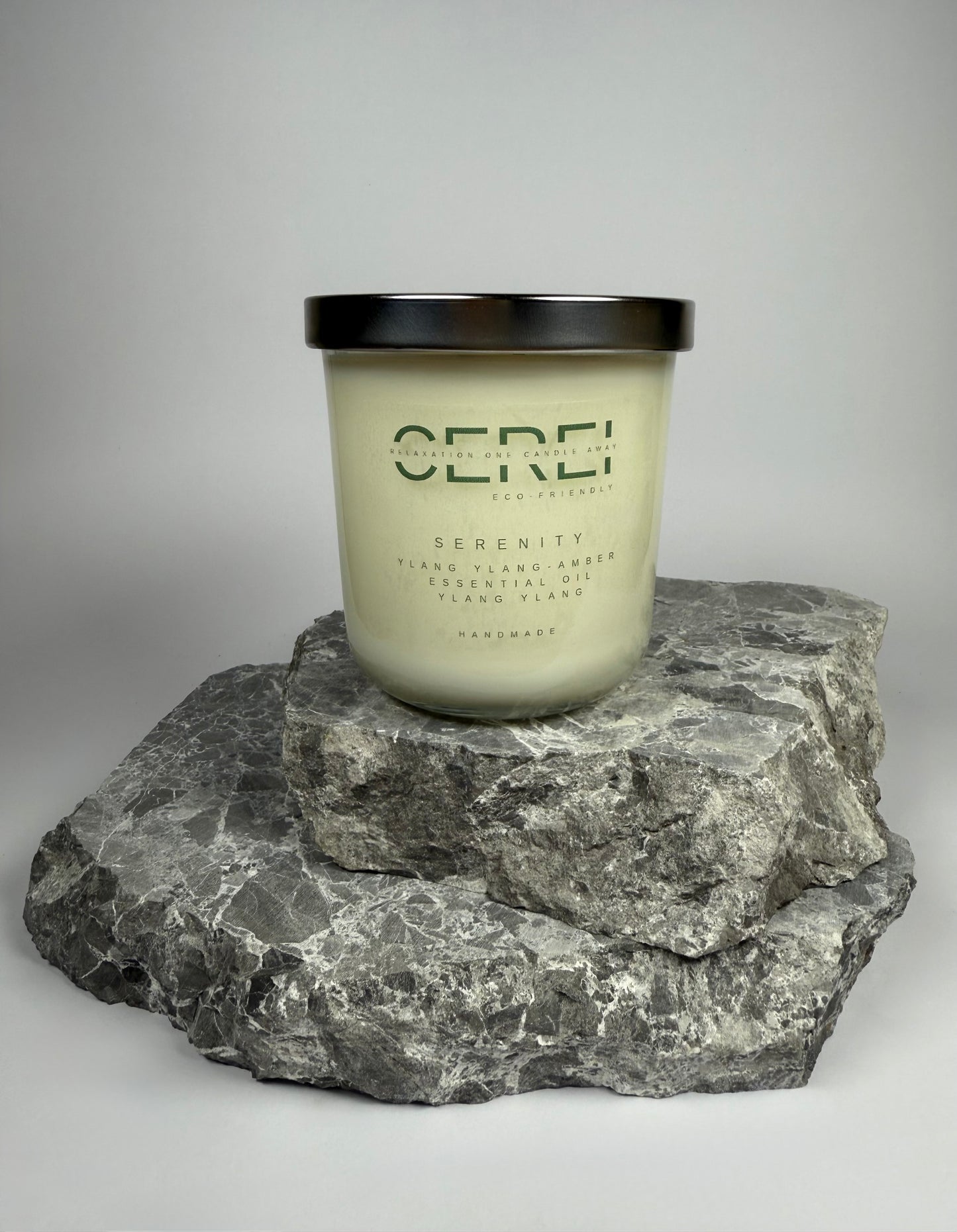 Ylang Ylang & Amber Candle | Handmade Vegan Candle with Essential Oil Ylang Ylang– CEREI
